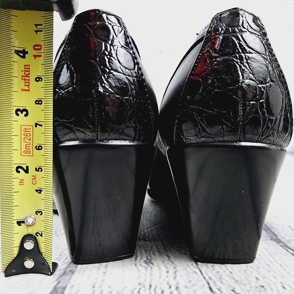 TENDER TOOTSIES | Silver slipon wedge heel comfort shoes - Picture 8 of 11